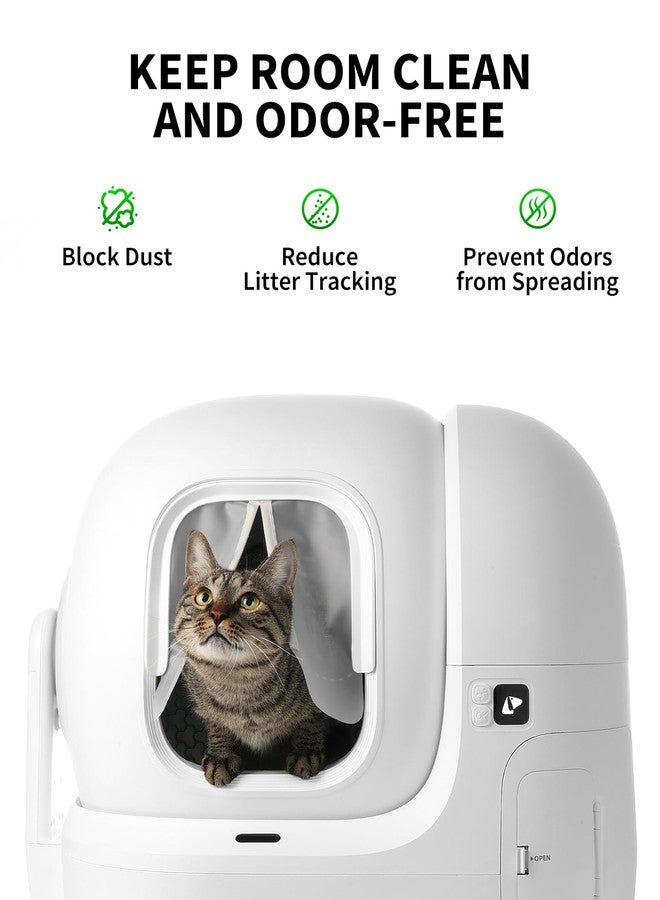 PETKIT Magnetic Dustproof Curtain 2.0 for PURAMAX 2/PUROBOT MAX PRO Automatic Cat Litter Box - Image 2