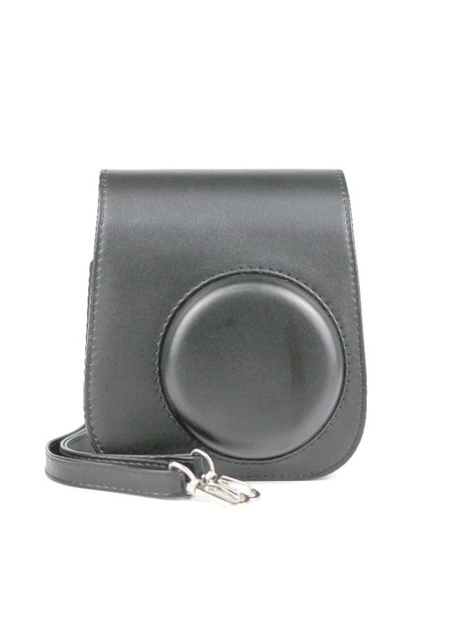 Generic Suitable For Fuji Polaroid Mini 11 Solid Color Camera Bag Digital Camera Fitted Storage Protective Case Messenger Bag-Color:Dark Night Gray (opp Bag)  - Image 1