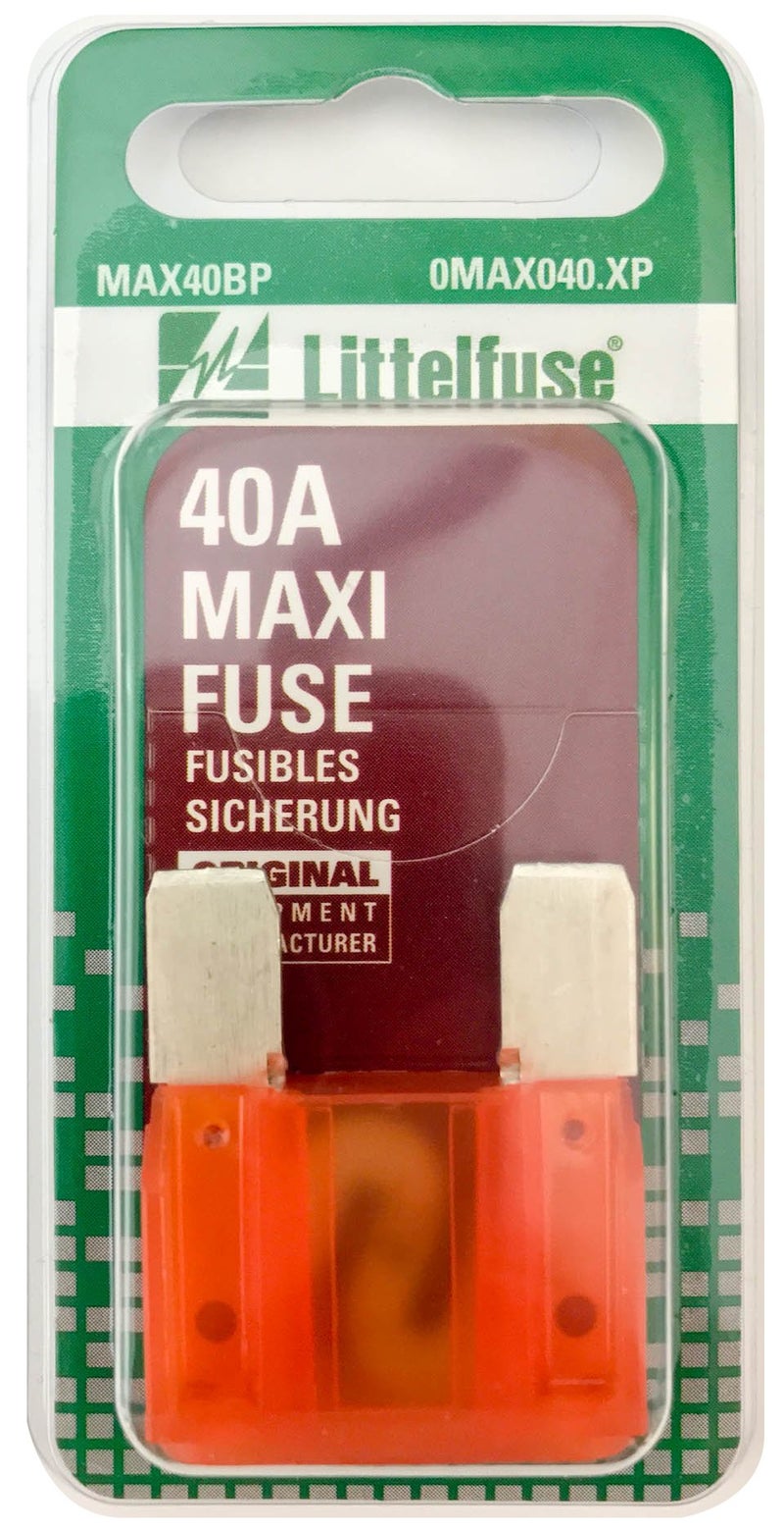 Littelfuse Maxi Blade Fuse Orange 40 amp 1 per pkg MAX40BP