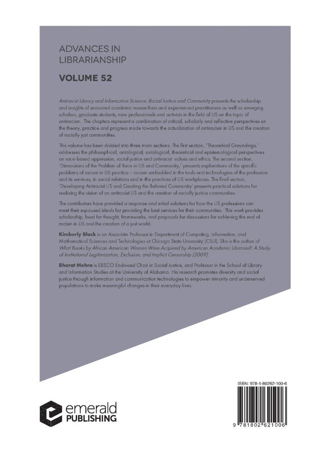 Antiracist Library and Information Science: Racial Justice and Community  - Image 4