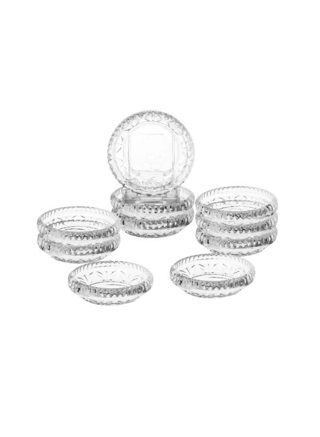 Dania ✨ 10-Piece Luxury Glass Serving Set – 9cm Size | High Quality, Heat and Cold Resistant 🥗🍮 - Image 3