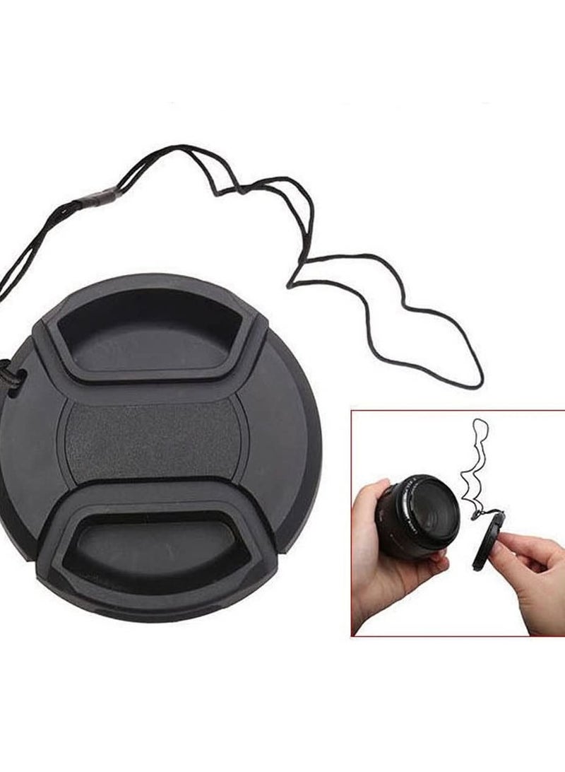 Coopic COOPIC 82mm Lens Cap Front Cover Protector Snap On Center Pinch for Camera Canon Nikon Sony DSLR  - Image 4