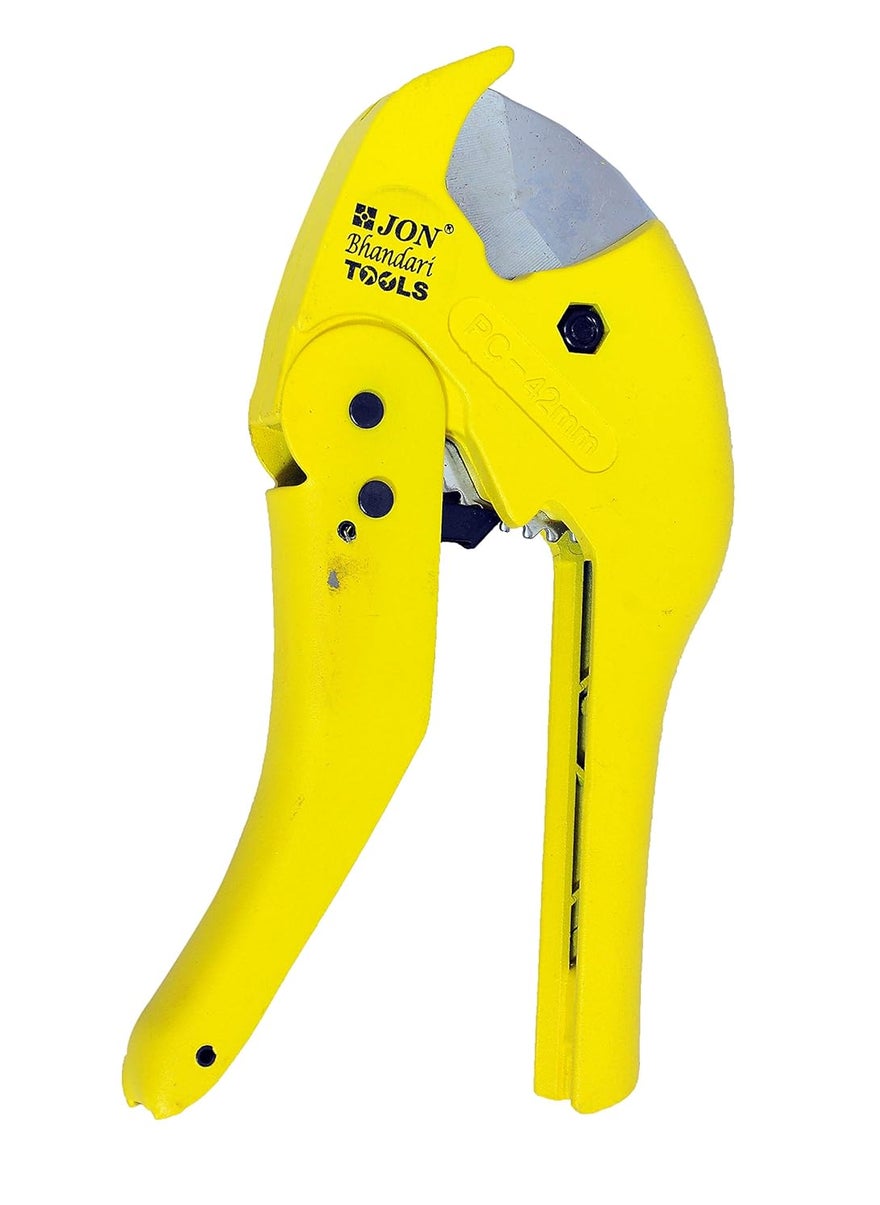 Jon Bhandari Tools Jon Bhandari Tools Premium Ratchet PVC Pipe Tube Cutter 42mm Heavy Duty  - Image 1