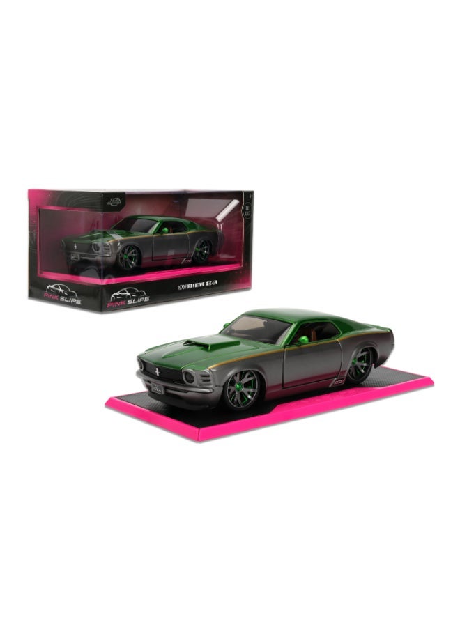 JADA Toys Pink Slips -70 Ford Mustang, Die-Cast Car, Toys for Kids and Adults – 1:24 Scale, Multicolor - Image 1