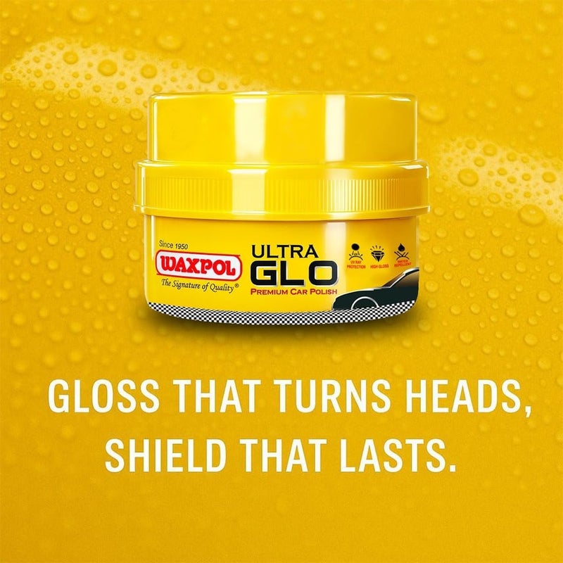 واكسبول شمع تلميع السيارات الفاخر Ultra Glo مع إسفنجة تطبيق (230 جرام) للحصول على لمعان عالي - Image 2