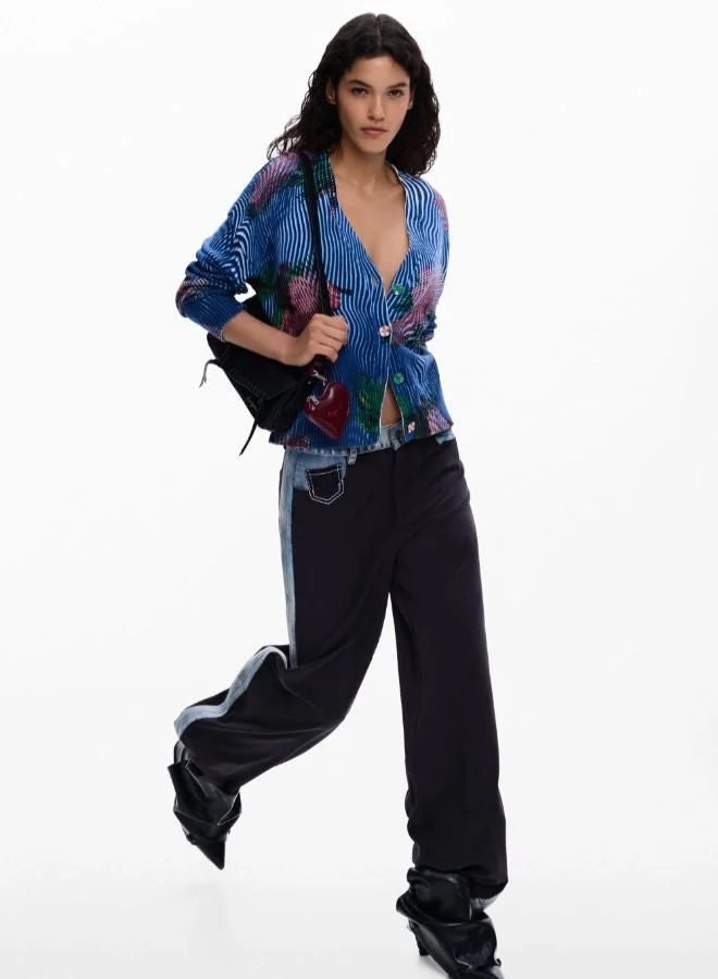 ديسيجوال سترة كارديغان مزهرة