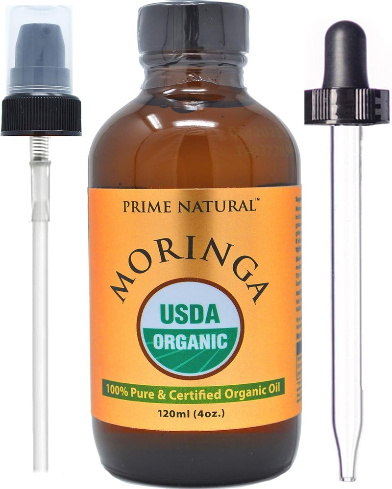 PRIME NATURAL Organic Moringa Oil - 100% Pure & USDA Certified - Image 1