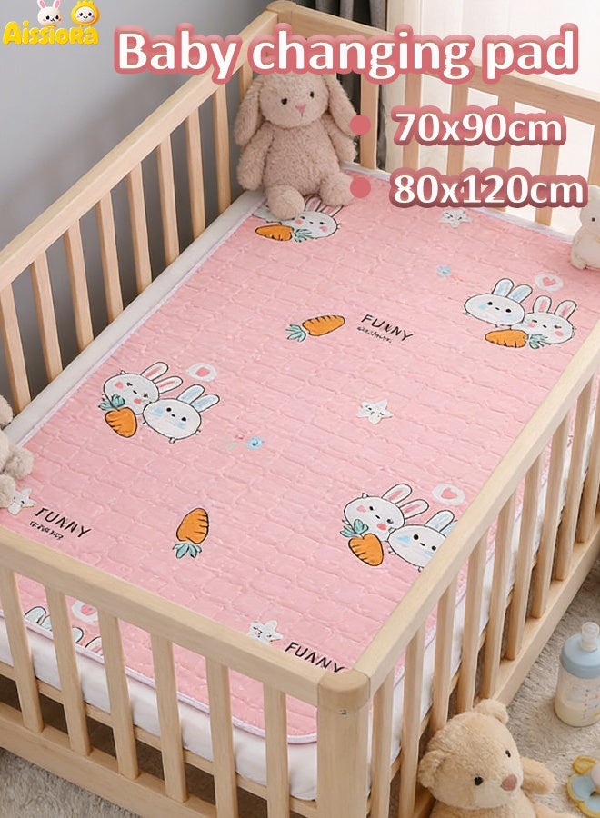 آيسيورا وسادة تغيير حفاضات الأطفال وسادة مرتبة أطفال مقاومة للماء وسادة حفاضات أطفال قابلة للغسل مناسبة لأسرة الأطفال قابلة لإعادة الاستخدام وسادة سلس البول مناسبة للأطفال/البالغين/الحيوانات الأليفة - Image 1