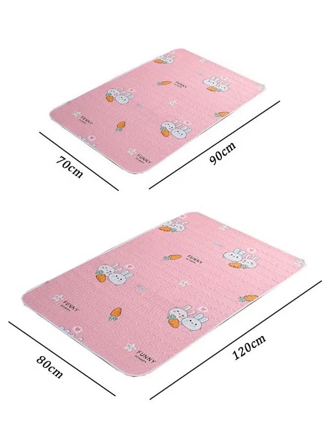 آيسيورا وسادة تغيير حفاضات الأطفال وسادة مرتبة أطفال مقاومة للماء وسادة حفاضات أطفال قابلة للغسل مناسبة لأسرة الأطفال قابلة لإعادة الاستخدام وسادة سلس البول مناسبة للأطفال/البالغين/الحيوانات الأليفة - Image 2