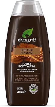 dr.organic غسول شعر وجسم الجينسنغ - Image 1