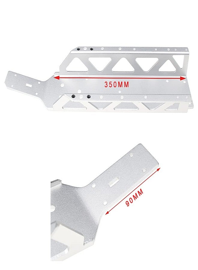 FLMLF هيكل معدني رئيسي لمحركات FLMLF لسيارات التحكم عن بعد من طراز HPI ROFUN BAHA KM ROVAN Baja 5B 5T 5SC SS بمقياس 1/5 (فضي) - Image 3