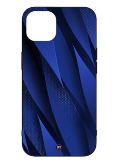 Service Zone Protective Printed Mobile Cover 3D Abstract Art Design In Blue Shade For Apple iPhone 13 Pro 