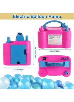 VIO High Power Electric Portable Balloons Inflator Blower Machine With Dual Nozzle Uae Pin Plug Type Balloon Pump Air Inflator For Balloons  - Image 5