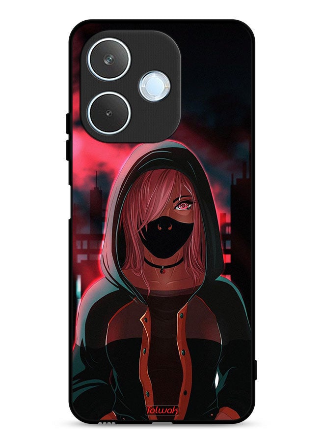 Tolwak Oppo A5 Pro Protective Case Cover Girl Wear Mask Art - Image 1