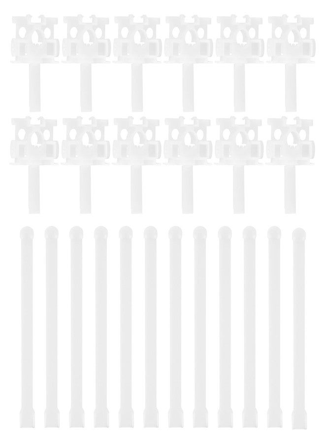 BNYTXV 24pcs Universal Vertical Blind Repair Kit - Durable Replacement Parts for White Blinds - Image 1