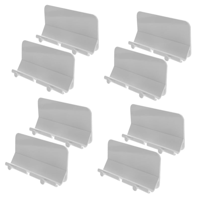 Self Adhesive Phone Wall Mount Holder Set White 4 Pack Space Saving Bedroom - Image 2