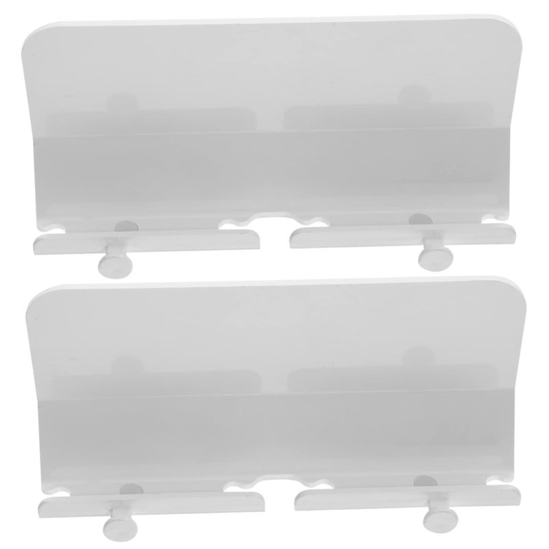 Self Adhesive Phone Wall Mount Holder Set White 4 Pack Space Saving Bedroom - Image 5