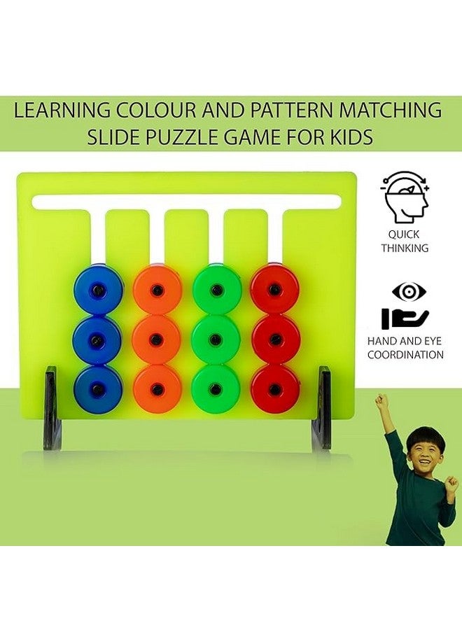 لعبة ألغاز منتسوري لتعلم مطابقة الألوان والأنماط للأطفال، لعبة ذهنية للأطفال، ألعاب ممتعة وملونة لصنع الأنماط، ألعاب تعليمية وتنمية مبكرة للأطفال من سن 3 سنوات فما فوق - Image 3