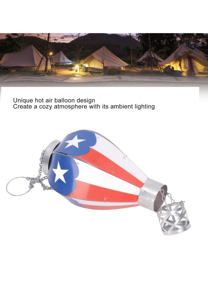 Velaurs - Solar Hot Air Balloon Lantern Outdoor Hanging Decorative Ornament Lantern - Image 1