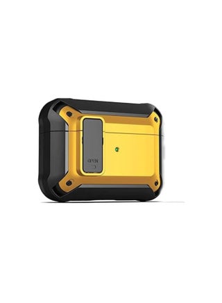 ELMO3EZZ Rugged AirPods Pro Cover Designed for Airpod Pro  Shockproof, Full Body Protective Case with Keychain, Airpod Accessory, Visible LED Light, Compatible Case, Black& Yellow - pzsku/Z46496A5DB3B0AB4DE610Z/45/_/1708168435/d1f8ee61-ded7-4f4b-9675-8921a6b27950