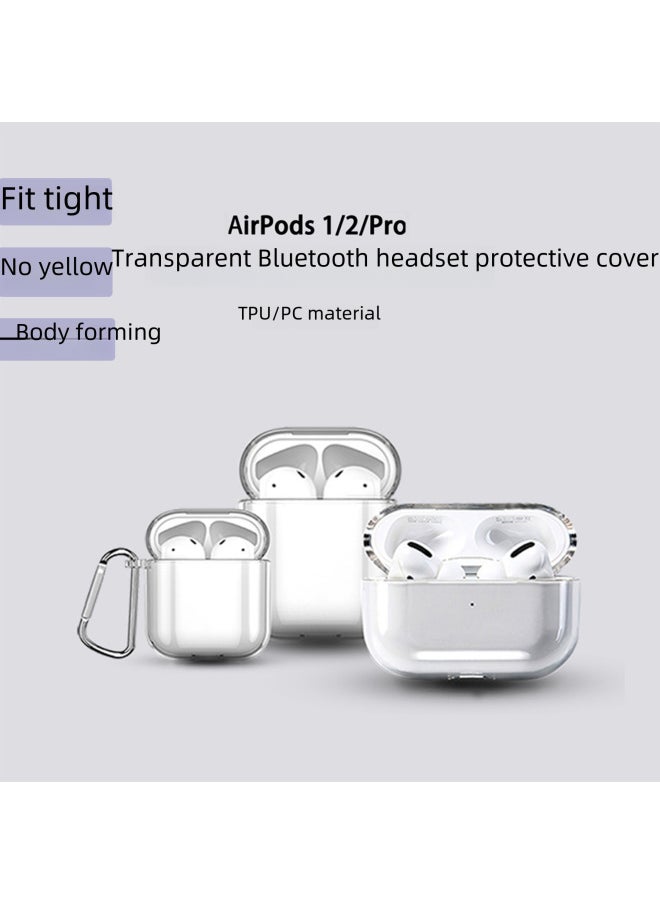 Generic - Digital Computer/airpods Case/airpods Case Cute Cartoon Animal Design Pink Rabbit Earphone Cover Protective Shell-Color:Airpods 4 Tpu Material-noise Reduction Version-with Hanging Ears - Image 1