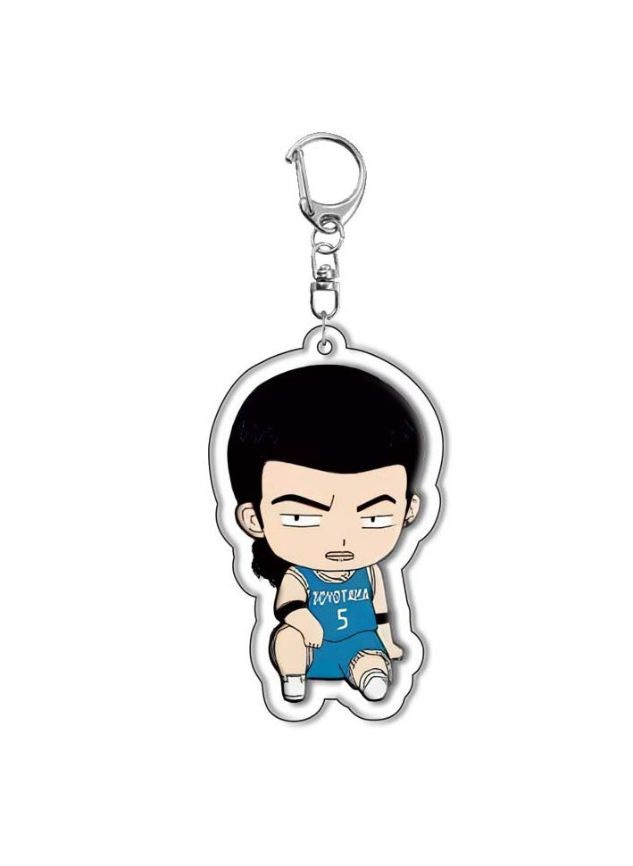 KUYING Creative Slam Dunk Keychain Student Backpack Pendant 