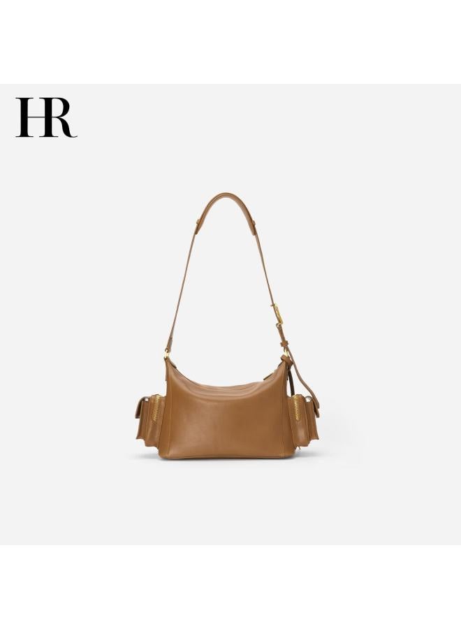 Hr Helena Women's Hobo Bag Luxury Genuine Leather Large Capacity Shoulder Crossbody Bag - Image 5
