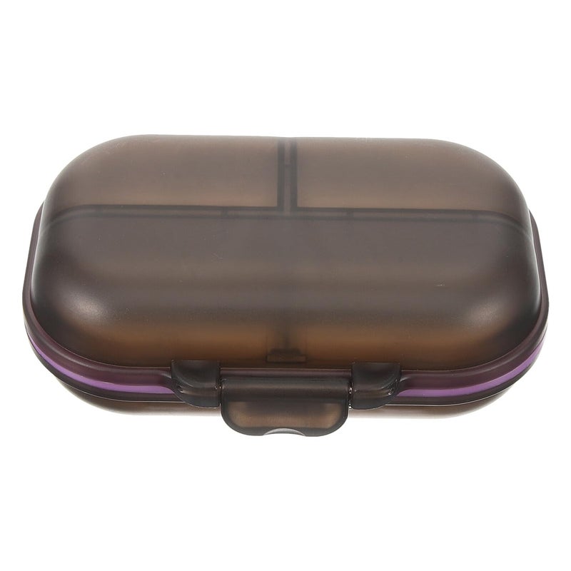 Weekly Pill Organizer 7 Day 3 Times Daily Portable Gray Travel Medication Case - Image 2