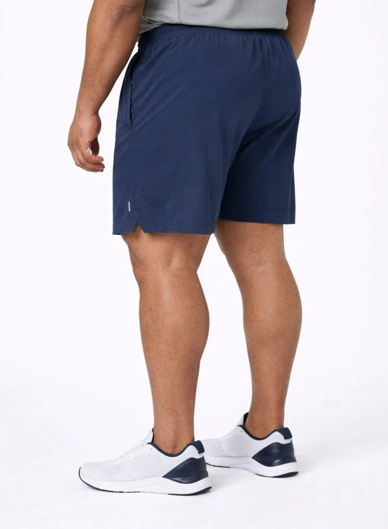 Prima Ace Plus Size Men’s Gym Shorts Quick Dry for Gym Workout Navy