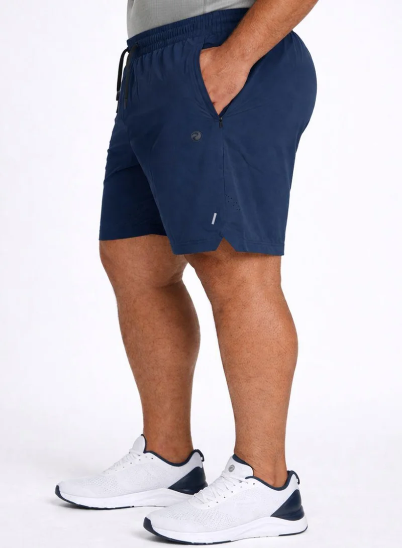 Prima Ace Plus Size Men’s Gym Shorts Quick Dry for Gym Workout Navy