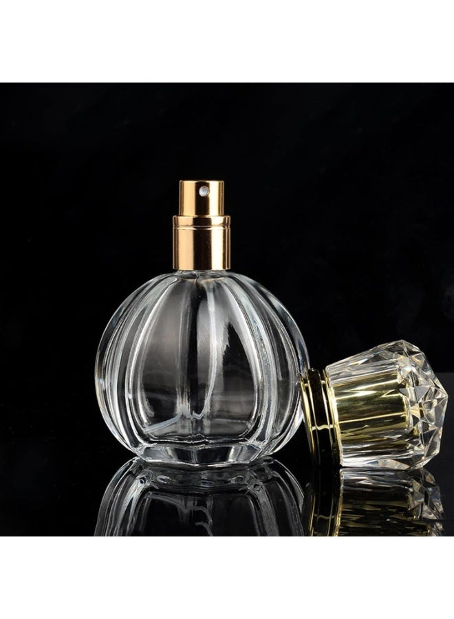 NANAO زجاجة إعادة تعبئة العطر، زجاجة رذاذ قابلة لإعادة التعبئة، زجاجة سفر صغيرة فارغة تحتمل الاستخدام في الحقيبة أو الجيب أو الأمتعة، حاوية عطر مضادة للتسرب للنساء والرجال (3 قطع) - Image 3