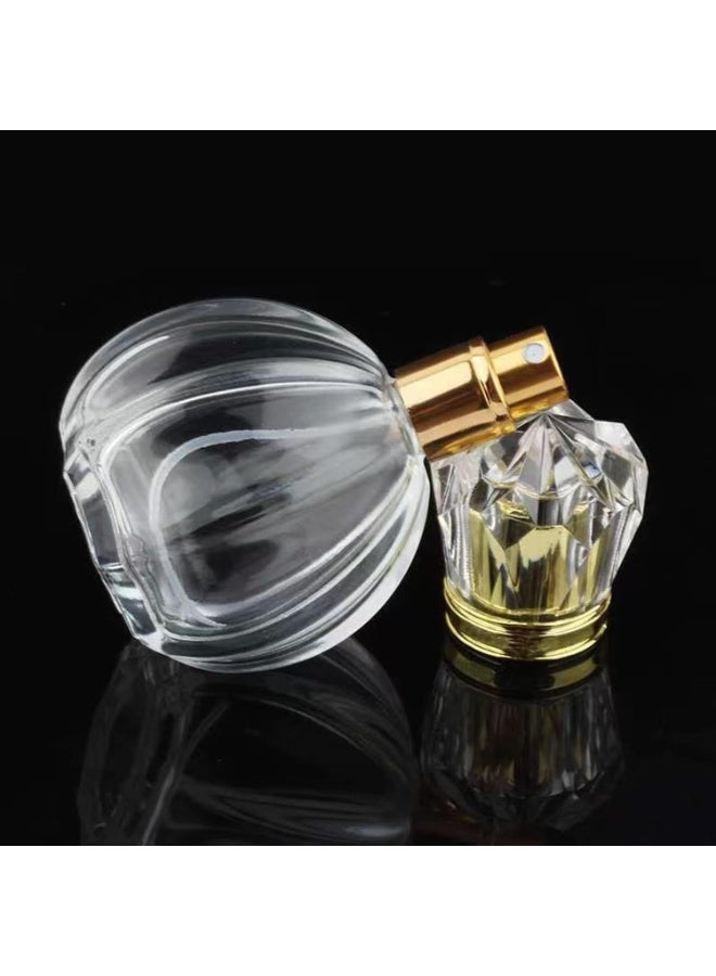 NANAO زجاجة إعادة تعبئة العطر، زجاجة رذاذ قابلة لإعادة التعبئة، زجاجة سفر صغيرة فارغة تحتمل الاستخدام في الحقيبة أو الجيب أو الأمتعة، حاوية عطر مضادة للتسرب للنساء والرجال (3 قطع) - Image 4