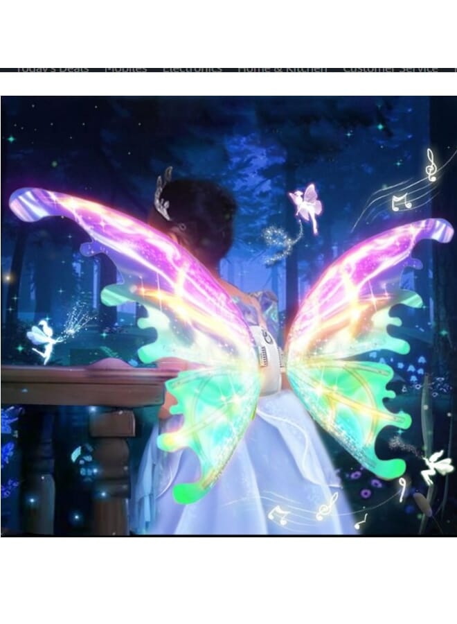 Fairy Wings for Girl, LED Butterfly Wings - Image 1