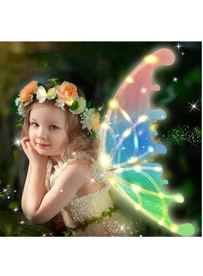 Fairy Wings for Girl, LED Butterfly Wings - Image 2