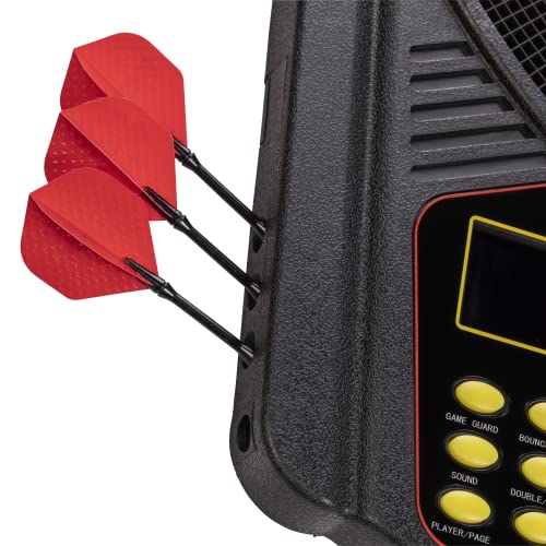 Arachnid CricketPro 450 Electronic Dartboard – 15.5” Regulation Size – 31 Games & 178 Variations – Multi-Color LED Display – Automatic Scoring & Checkout Assist – Includes 6 Soft Tip Darts - Image 5