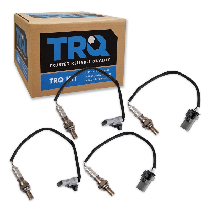 TRQ O2 Oxygen Sensor Set 2 Downstream OSA60392 and 2 Upstream OSA60394 Fits 20142019 Chevrolet Silverado GMC Sierra 20162020 Chevrolet Express GMC Savana