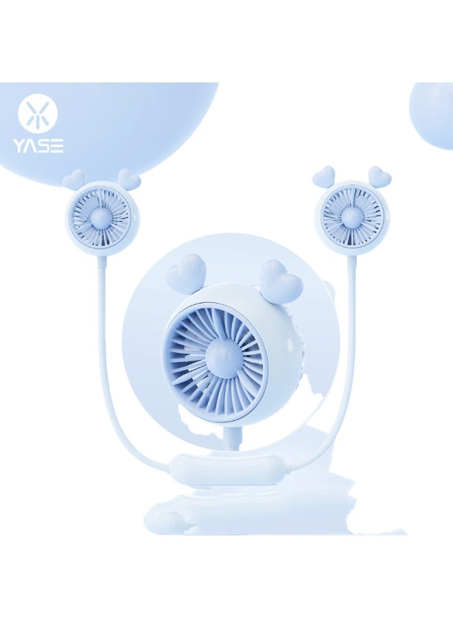 Nariele New USB Mini Portable Electric Hook Neck Small Fan