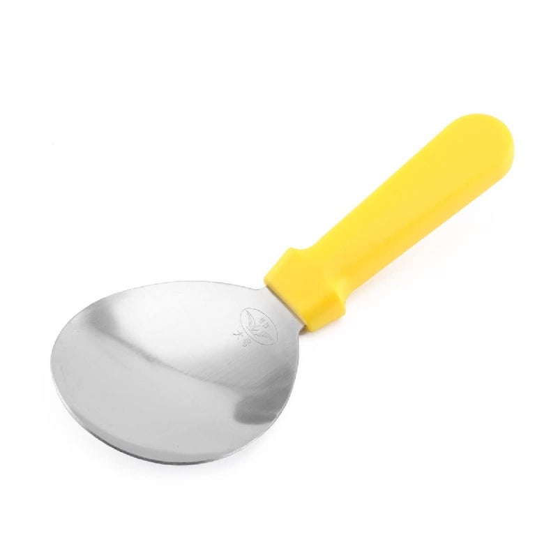 Ramkuwar Rice Paddle, Serving Spoon, Versatile Cooking Spoon, Heat Resistant Rice Cooker Spoon with Durable, Healthy, Ergonomic Handle for Non Stick Cookware_Multicolor_Pack of 1 - Image 1