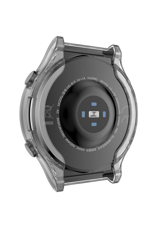 غطاء من البولي يوريثان الحراري مضاد للسقوط ومضاد للسقوط مع واقي شاشة لساعة هواوي جي تي 2 برو (شفاف) - Image 3