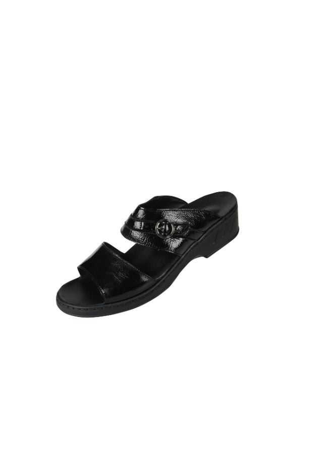 Josef Seibel Ladies Comfort Wedge Sandals 08830-AR523101 Black 36 - Image 3