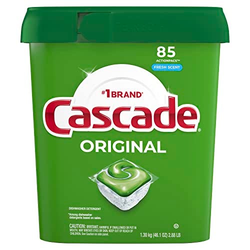Cascade كاسكيد أكشن باكس منظف غسالة الصحون، رائحة منعشة، 85 حبة - Image 3