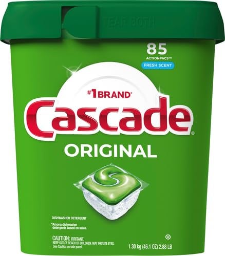 Cascade كاسكيد أكشن باكس منظف غسالة الصحون، رائحة منعشة، 85 حبة - Image 4