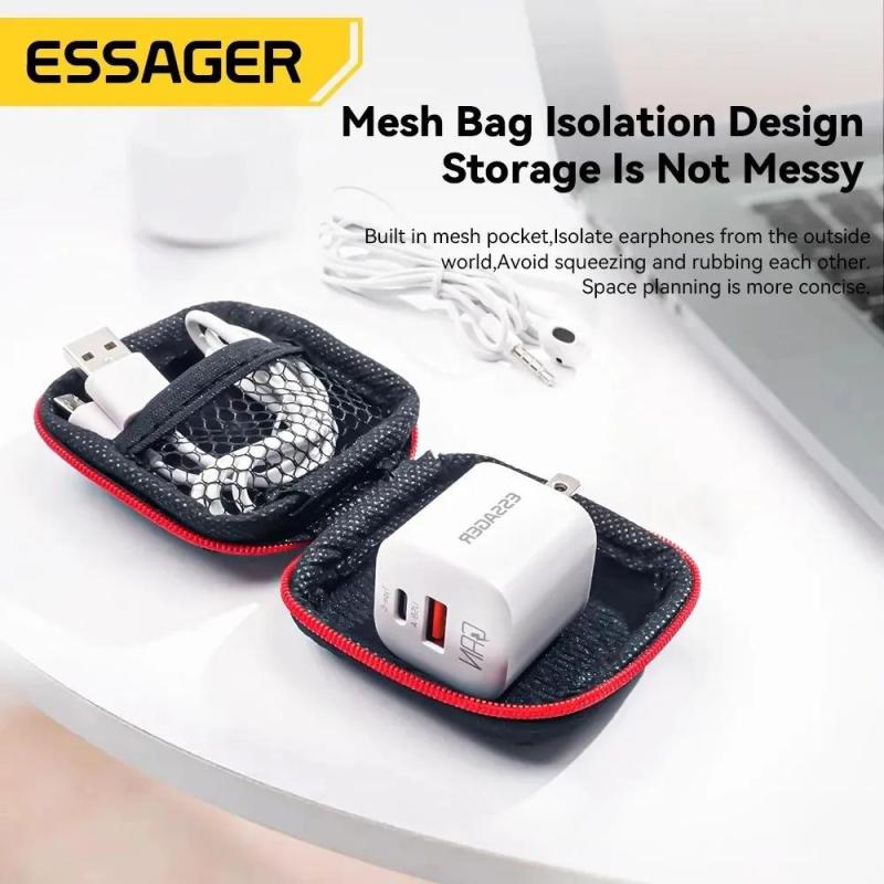 Digital Storage 7.5x7.5x3.1 Cm Durable Polycarbonate Construction Tech Organizer - Secure Compartment Design Memory Card Storage for Tech Enthusiasts - Image 4