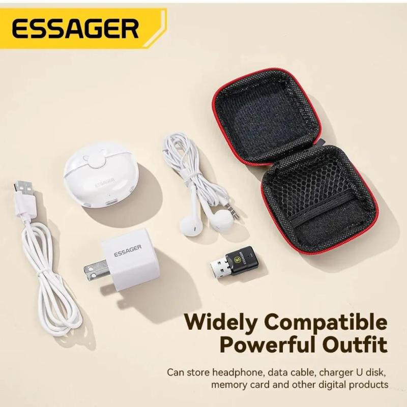 Digital Storage 7.5x7.5x3.1 Cm Durable Polycarbonate Construction Tech Organizer - Secure Compartment Design Memory Card Storage for Tech Enthusiasts - Image 3