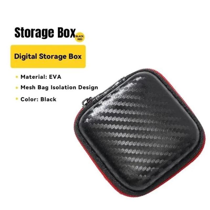 Digital Storage 7.5x7.5x3.1 Cm Durable Polycarbonate Construction Tech Organizer - Secure Compartment Design Memory Card Storage for Tech Enthusiasts - Image 2