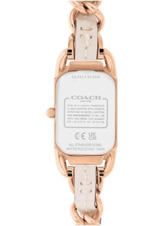 COACH COACH RECTANGLE ANALOG WOMEN'S SILVER WHITE CASE WATCH - 14504283  - Image 3