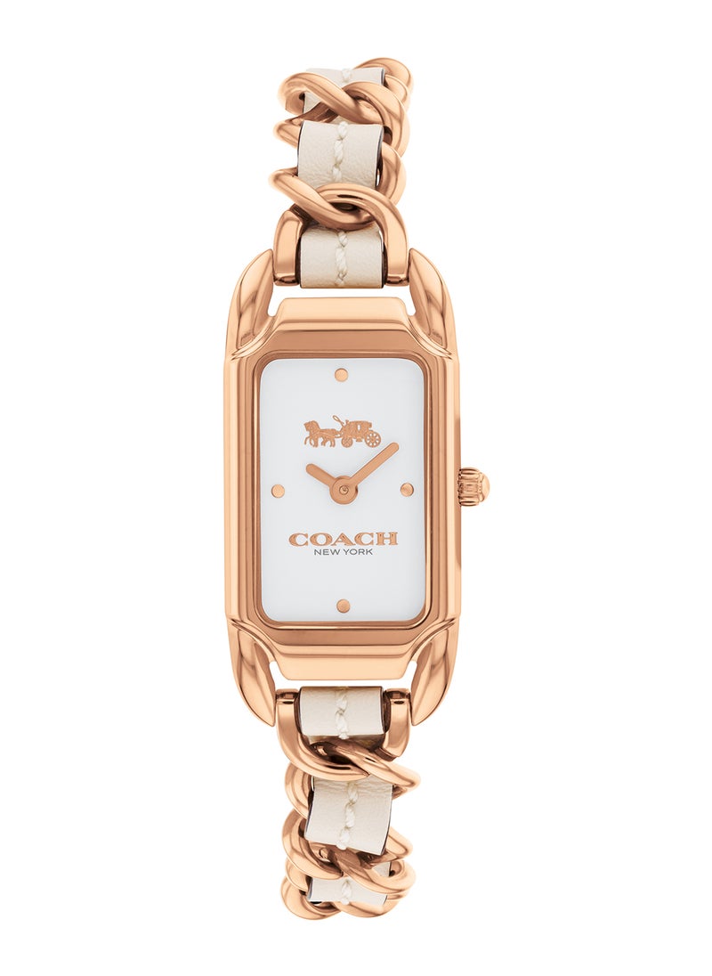 COACH COACH RECTANGLE ANALOG WOMEN'S SILVER WHITE CASE WATCH - 14504283  - Image 2