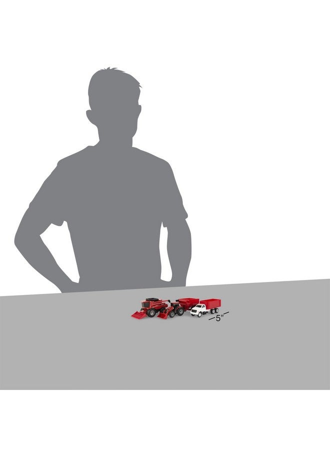 ERTL 1/64 Collect N Play Case IH Harvest 4 Piece Set ZFN47004 - Image 5