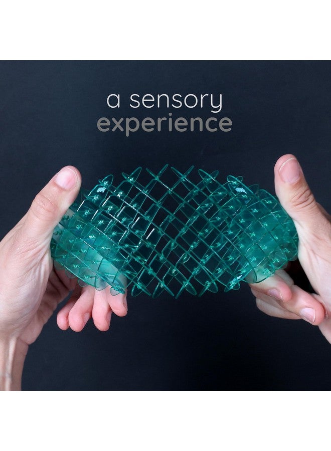 Morf Fidget Worm Toy - Desk Fidgets for Adults - Quiet Worm Fidget Toy Sensory Toys - Fun and Interactive Fidget Toy for Kids - USA Patent Pending Figgy Toys (Blue, Small) - Image 2