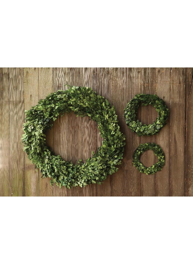 Creative Co-op Creative CoOp Preserved Genuine Boxwood Wreath - Image 4